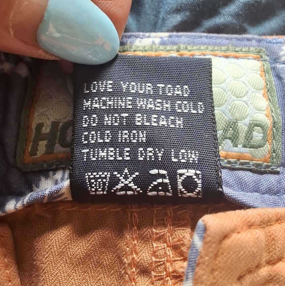 Horny Toad Size 6 Nylon Cotton Orange Cropped Hiking Gorpcore Cargo Pant Casual - Picture 10 of 10